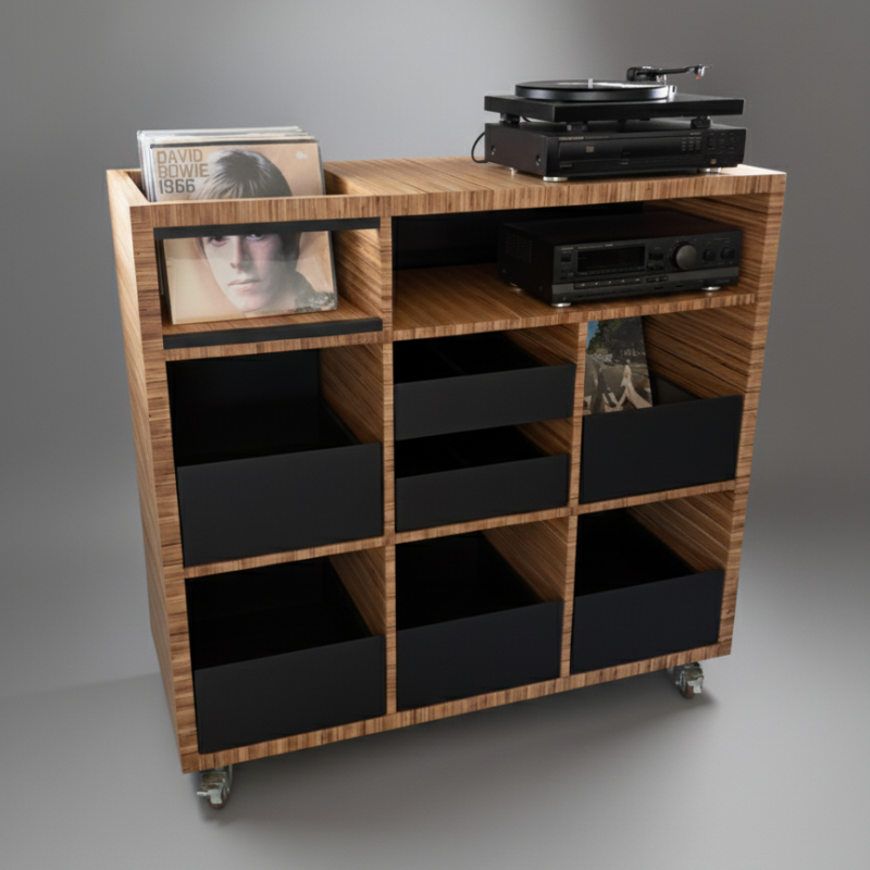meuble vinyles et CD - retouché
